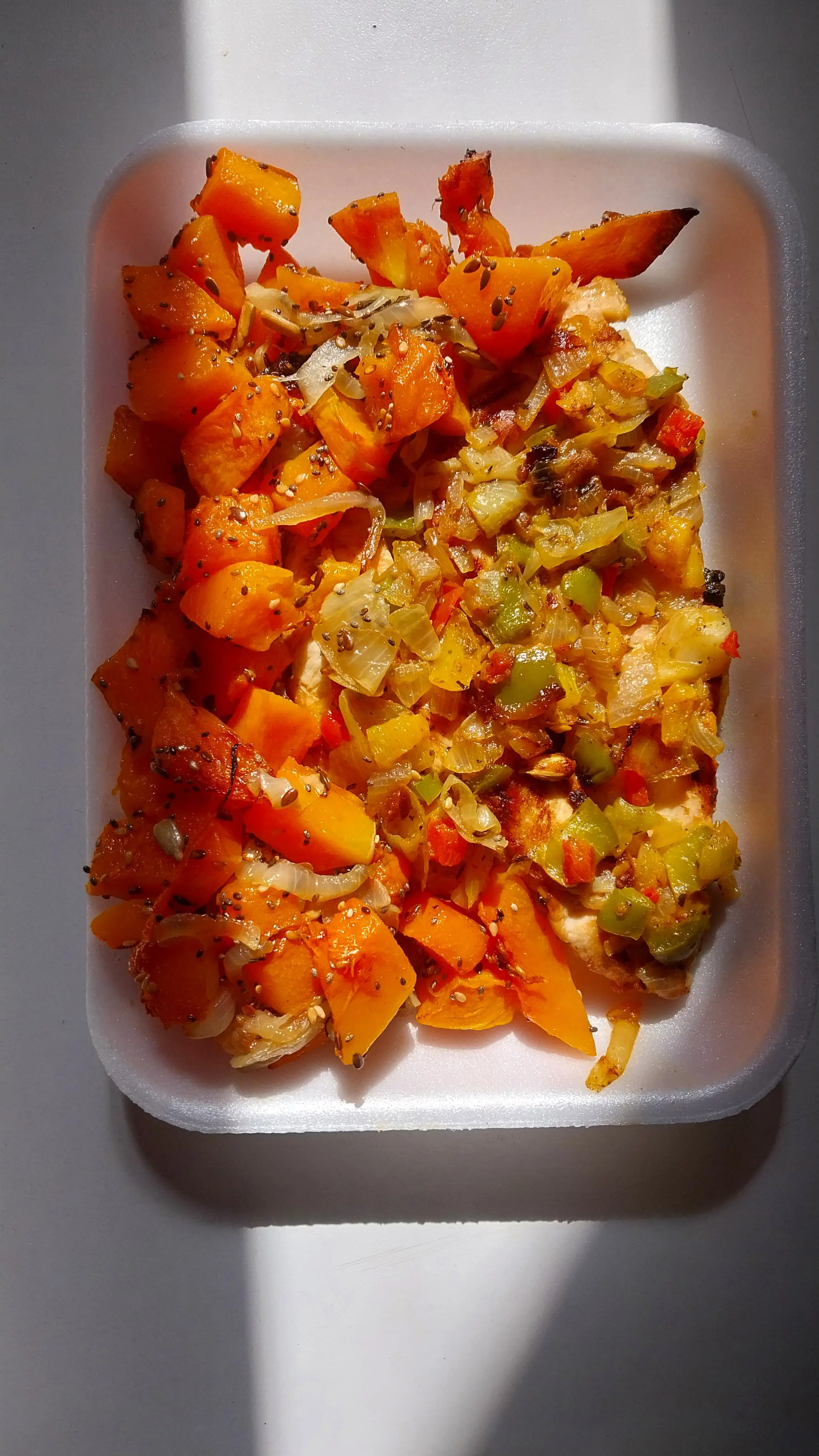 menu: Pollo a la plancha con zapallo